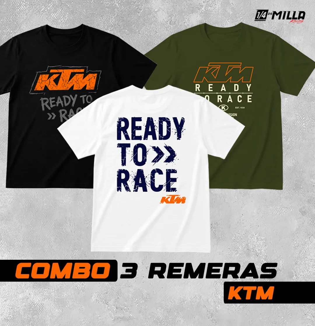 COMO REMERAS KTM 01 — foto 1 de 4