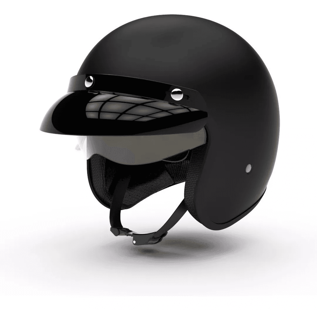CASCO HAWK 721 NEGRO MATE — foto 1 de 2