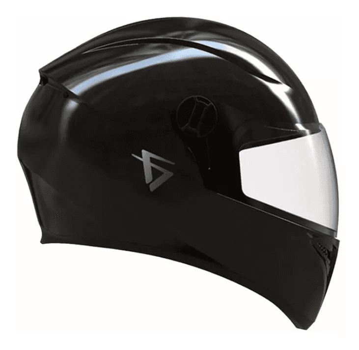 CASCO VERTIGO V32 VANGUARD NEGRO BRILLANTE — foto 1 de 6