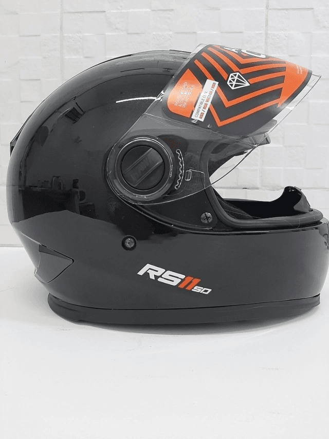 CASCO HAWK RS11 NEGRO BRILLANTE — foto 1 de 3