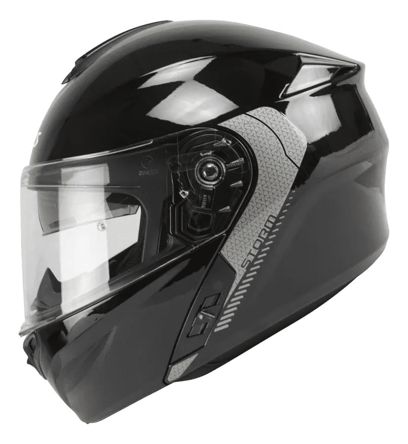 CASCO AXXIS STORM SV SOLID A1 NEGRO BRILLO — foto 1 de 4