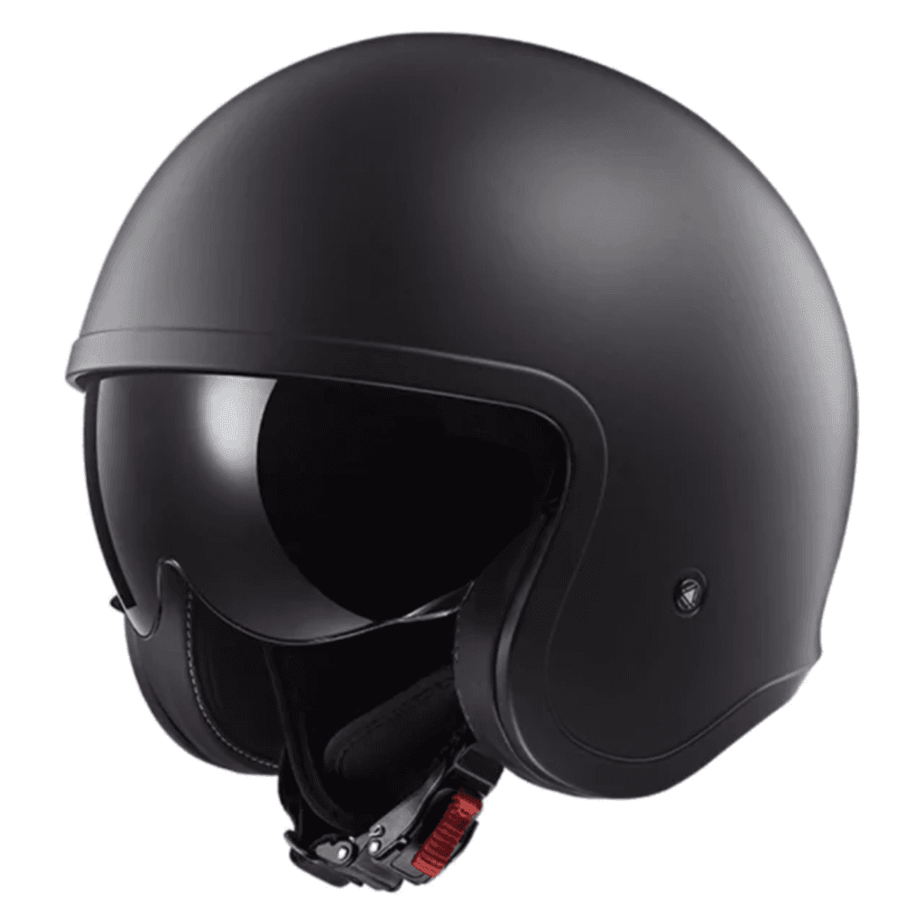 CASCO LS2 599 SPITFIRE MONO MATT BLACK — foto 1 de 3