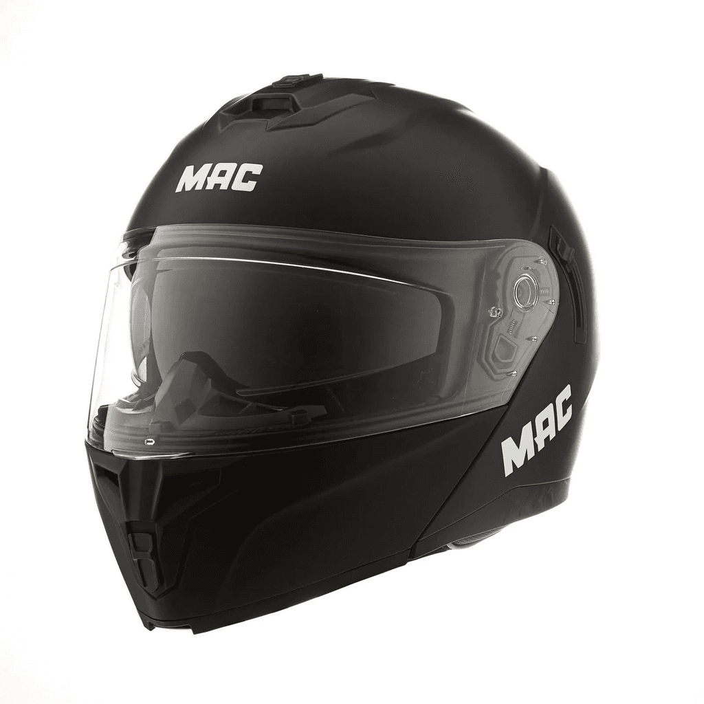 CASCO MAC FF166 BLAZE SOLID BK/MT MATE — foto 1 de 6