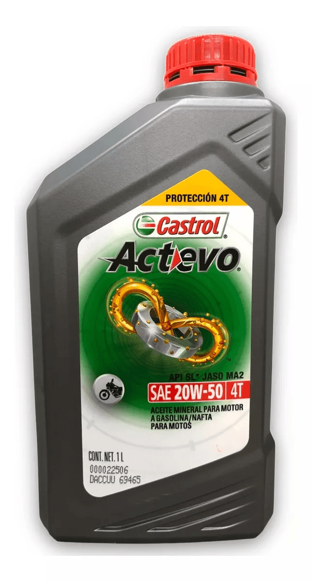ACEITE CASTROL 4T. GP 1 LTS. MINERAL
