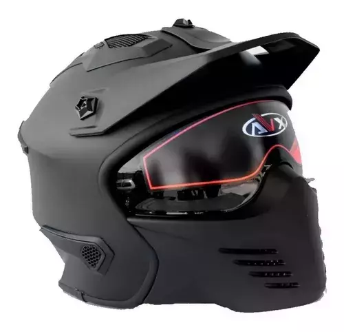 CASCO AVX FS-726 GRIS MATE — foto 1 de 2