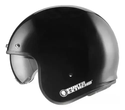 CASCO PUNTO EXTREMO X581 NEGRO BRILLO — foto 1 de 4