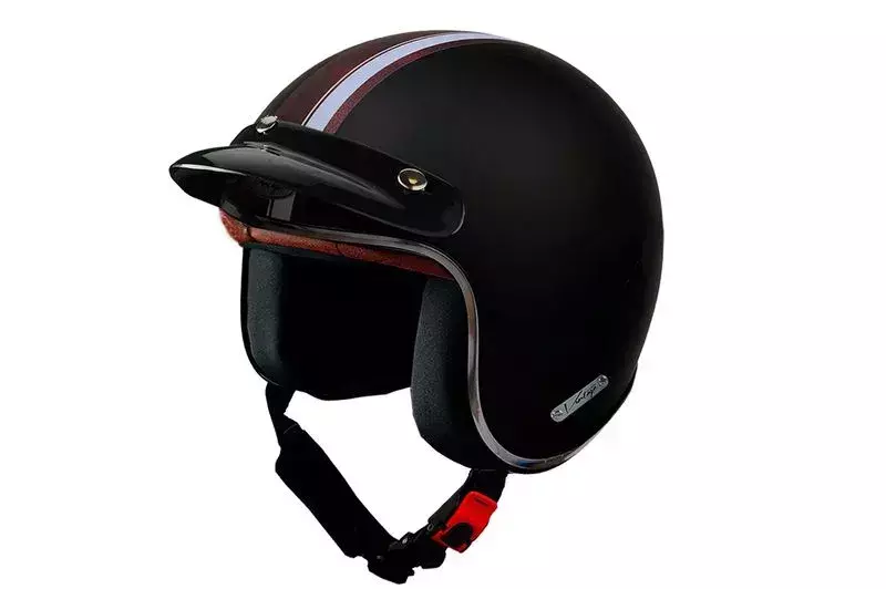 Casco Vértigo Vintage Maya 2 - Negro Mate — foto 1 de 2