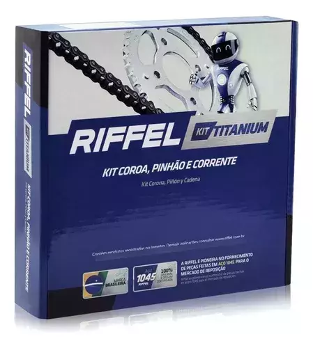 KIT DE TRANSMISION HONDA CBX 250 TWISTER Z-37 RIFFEL