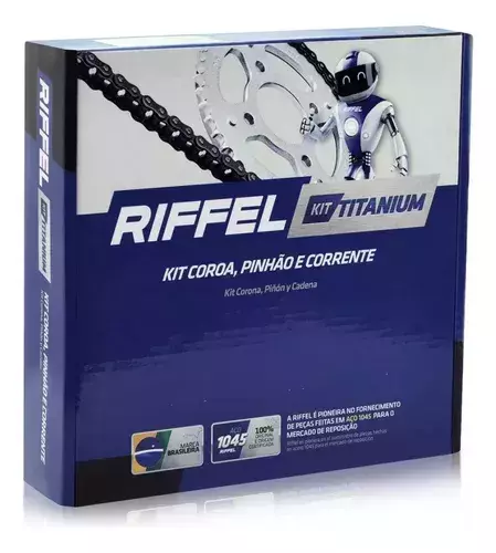 KIT DE TRANSMISION NS 200 ROUSER...39/14 RIFFEL