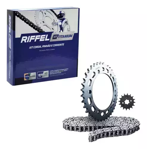 KIT DE TRANSMISION HONDA 150 XR 428.49/17 RIFFEL