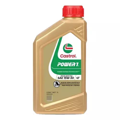 Aceite Castrol 4T Power 1 15W50 1Lt