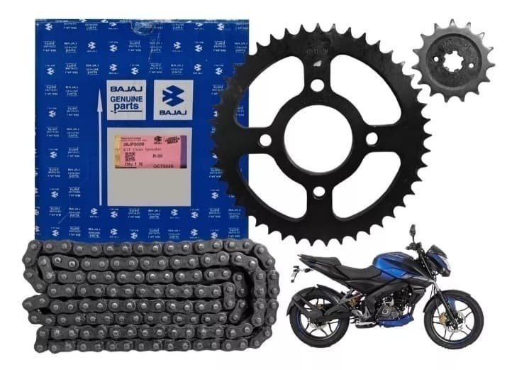 KIT TRANSMISION BAJAJ ROUSER NS 125 ORGINAL