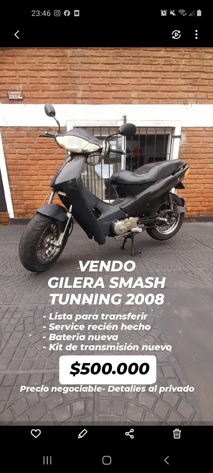 GILERA SMASH TUNNING 2008