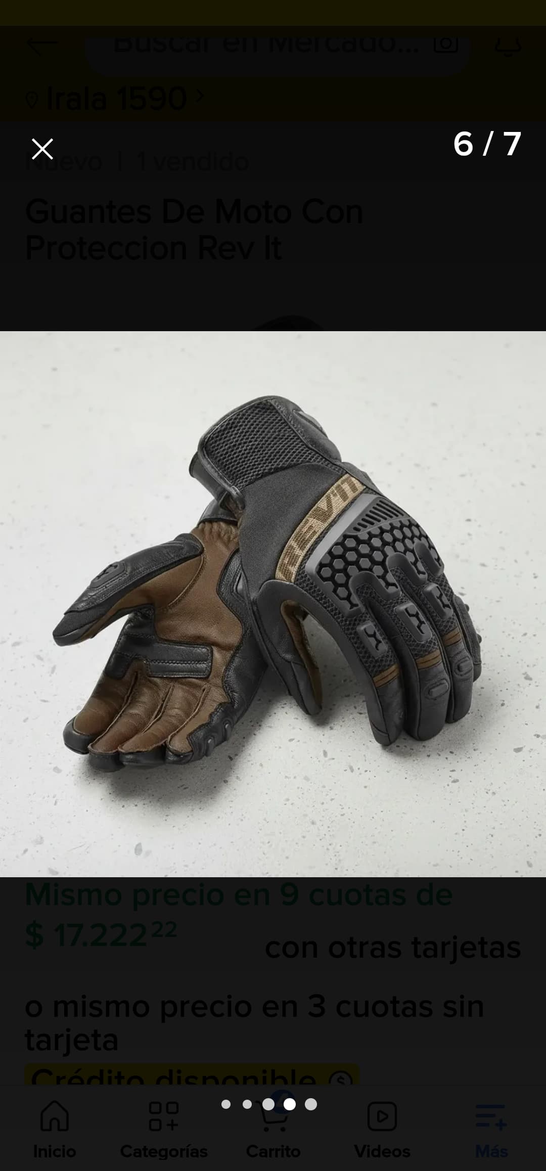 Guantes para motociclista — foto 1 de 5