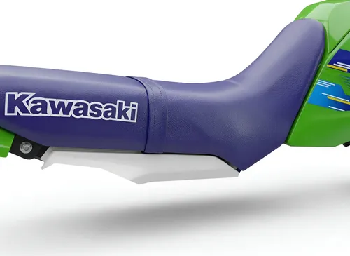 Funda Asiento Tapizado Kawasaki Klx 650 Cuero Sint Violeta Violeta — foto 1 de 6