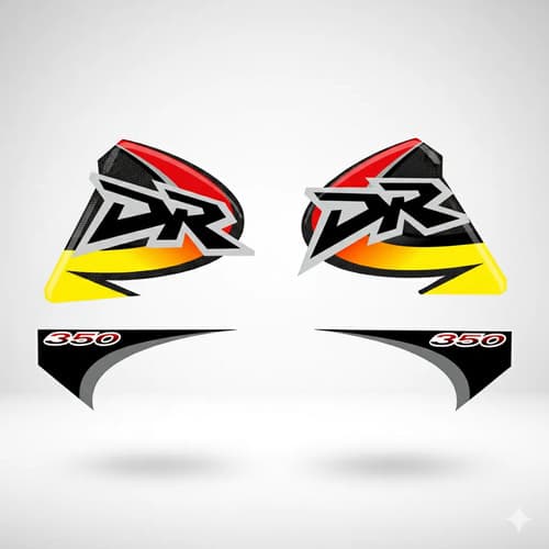 Kit Calcos Para Moto Suzuki Dr350 Dr 350 1999 Glos Brilloso — foto 1 de 6