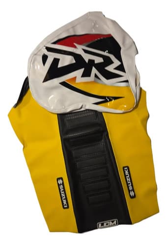 Kit Funda Tanque Y Asiento Para Suzuki Dr350 Dr 350 Lcm Grip Amarillo — foto 1 de 6