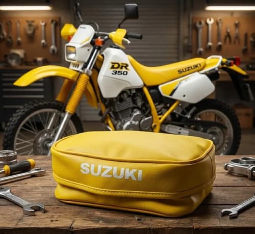 Bolso Porta Herramientas Cartuchera Para Suzuki Dr Amarillo Amarillo — foto 1 de 6