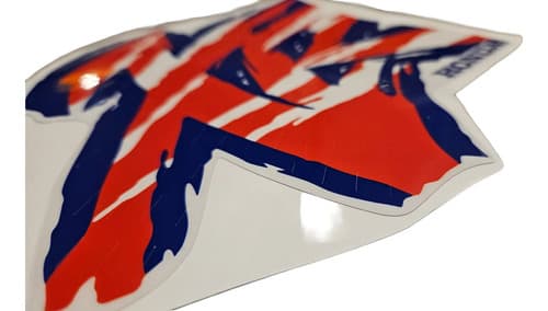 Calcos Stickers De Tanque Para Xr 250 Xr250 95 Rojo Gruesos — foto 1 de 6