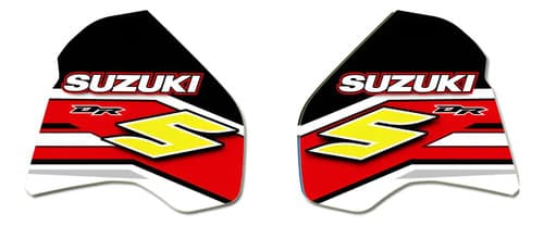 Suzuki Dr350 Dr350 Calcos Gráficas Tanque Rojo Laminado Grue — foto 1 de 4