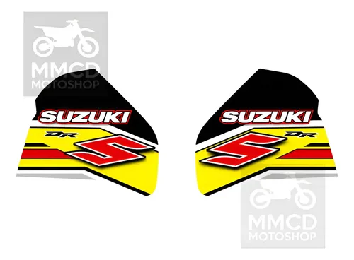 Calcos Gráficas Suzuki Dr 350 Dr350 Dr350 Amarillo Laminado — foto 1 de 6