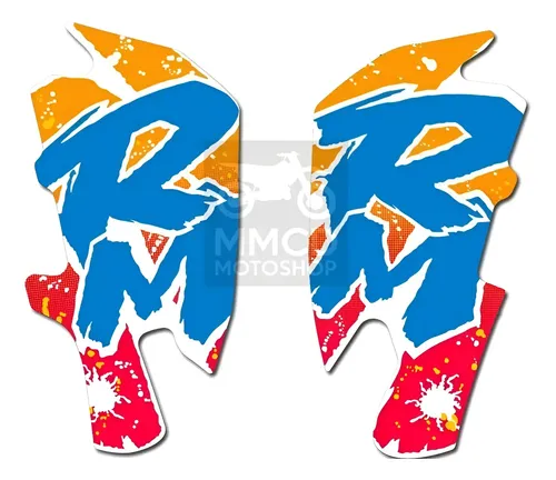 Calcos Deflectores Suzuki Rm125 Rm 125 91 Brilloso Gruesos — foto 1 de 6