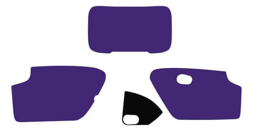 Calcos Graficas Cachas Y Mascara Para Xr250 Xr 250 Violeta — foto 1 de 6