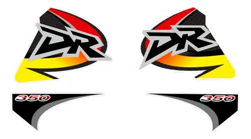 Graficas Calcos Suzuki Dr350 Dr 350 99 Glos Gruesas Brilloso — foto 1 de 6