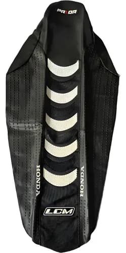 Funda Asiento Para Crf250 2014 - 22 Negra Gajos Blancos Lcm Negro — foto 1 de 6