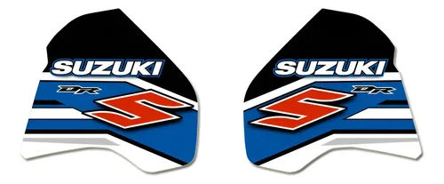 Calcos Suzuki Dr350 Dr 350 Graficas Laminado Grueso Azul — foto 1 de 5