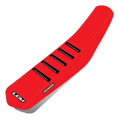 Funda Asiento Honda Xr 600r Xr600 88-00 Roja Tiras Goma Negr Rojo — foto 1 de 2