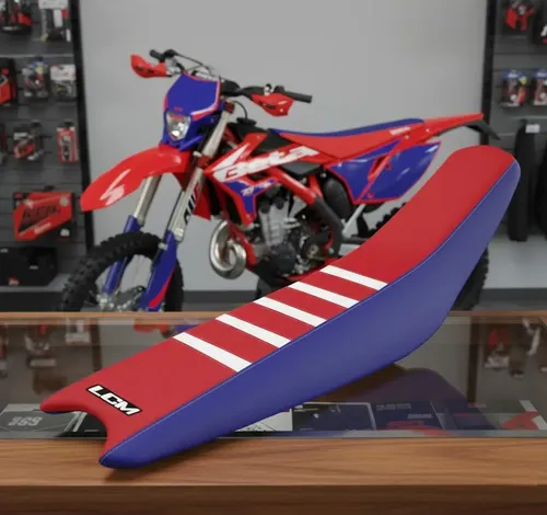 Funda Asiento Beta Rr 250/300/350/450 04-21 Roja - Azul Lcm Rojo/azul — foto 1 de 4