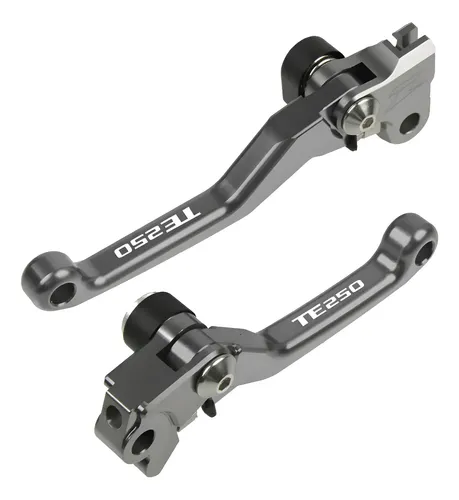 Manijas Palancas Freno Y Embrague P/ Husqvarna Te250 Te 250 Gris Oscuro — foto 1 de 4
