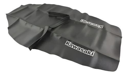 Funda Asiento Para Kawasaki Klx 650 Cuero Sintético Negro Negro — foto 1 de 3