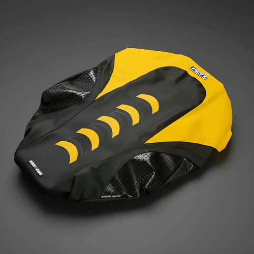 Funda Asiento Para Banshee 350 Lcm Negra Gajos Amarillo Amarillo — foto 1 de 6