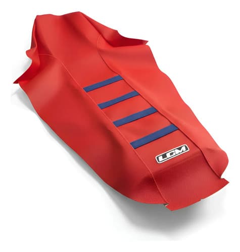 Funda Asiento Lcm P/ Honda Crf 250 Crf 450 14-22 Rojo Azul Rojo — foto 1 de 6