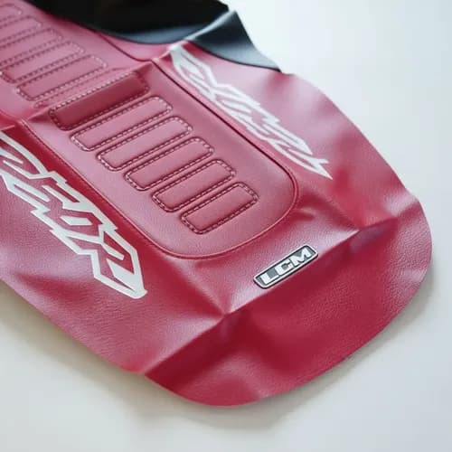 Funda Asiento Lcm Para Xr 250r Xr250 1996 A 2000 Negro Rojo Rojo — foto 1 de 6