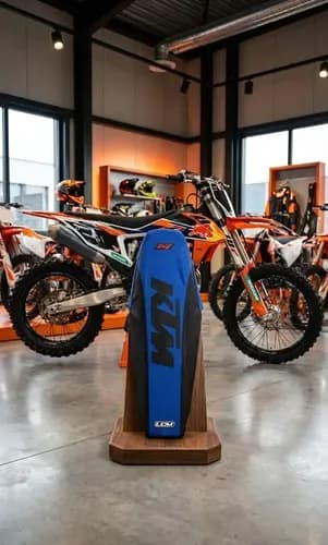 Fundas Asiento Ktm Sx Exc 2017 18 Azul Y Negro Grip Lcm Azul — foto 1 de 5