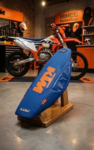 Funda Asiento Grip Para Ktm Sx / Exc 2019 22 Azul Naranja Azul — foto 1 de 6