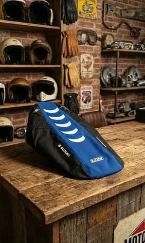 Funda Asiento Ultra Gripp Para Suzuki Dr350 Dr 350 Azul Azul — foto 1 de 6