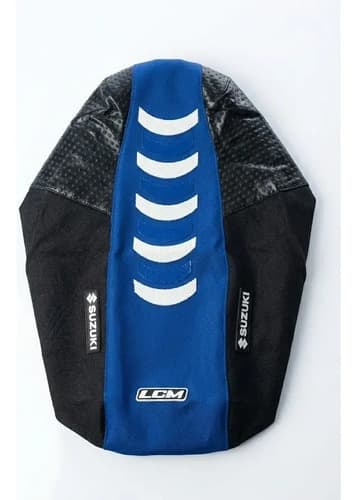 Funda Asiento Ultra Gripp Para Suzuki Dr250 Dr 250 Azul Azul — foto 1 de 6