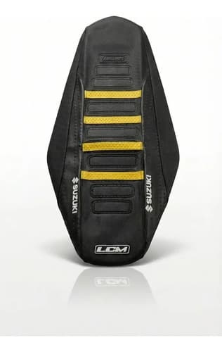 Funda Asiento Lcm P/ Suzuki Rmz 250 Rmz 450 Negro Amarillo Negro — foto 1 de 6