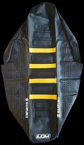 Funda Asiento Grip Negro - Amarillo Suzuki Rmx 250 Y Rmx 450 Negro — foto 1 de 6