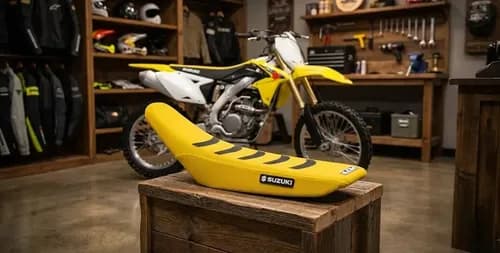 Funda Asiento Grip Amarillo Negro Suzuki Rmx 250 Y Rmx 450 Amarillo — foto 1 de 6