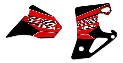 Calcos Graficas Tanque Para Moto Cr 80 Cr80 1999 Deflectores — foto 1 de 6