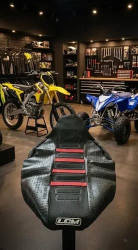 Funda Asiento Para Suzuki Rmz 250 Rmz 450 Negro Rojo — foto 1 de 6