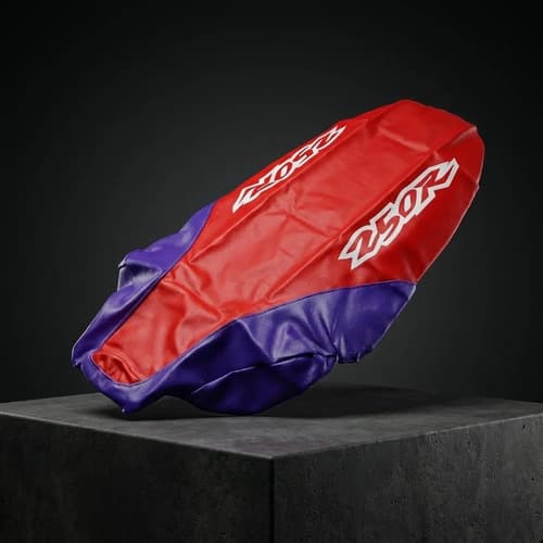 Funda Asiento Tapizado Para Xr 250r 1996 Cuero Rojo — foto 1 de 4