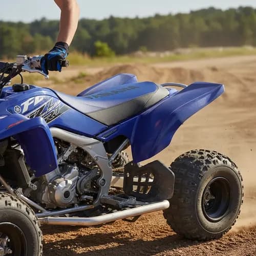 Funda Asiento Lcm Ultragrip Para Yamaha Yfz450r Azul — foto 1 de 6