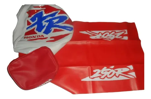 Funda Asiento Y Tanque + Bolso Para Xr250 Xr 250 Xr250r 1994 Rojo Y Blanco — foto 1 de 6