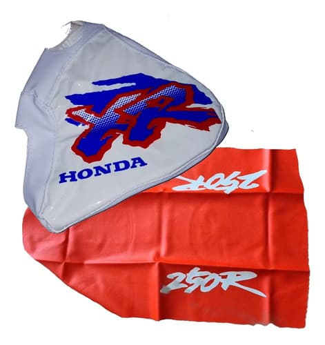 Kit Funda Asiento Funda Tanque Para Honda Xr 250 Xr250 1993 Naranja — foto 1 de 4